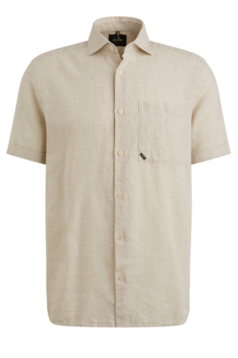 Vanguard short sleeve shirt linen cotton bl